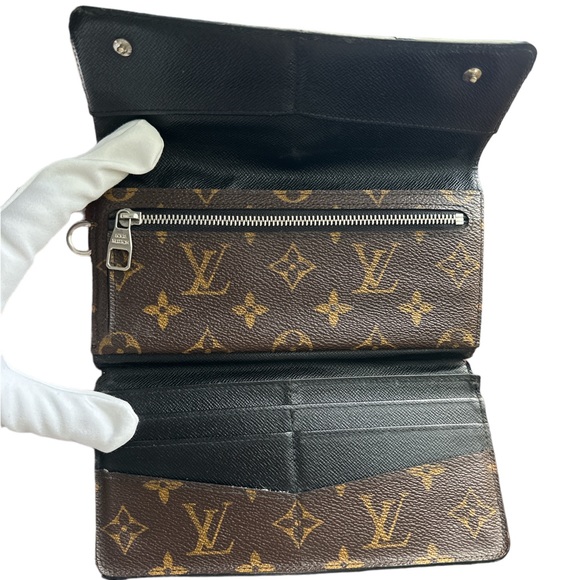 -MI0170 Louis Vuitton Monogram Macassar Portefeiulle Long Wallet - Picture 4 of 13
